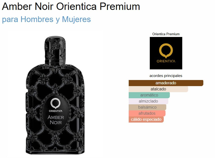 Orientica Amber Noir 80ml EDP Unisex