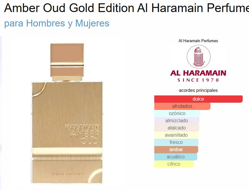 Al Haramain Amber Oud Gold Edition 60ml EDP Unisex