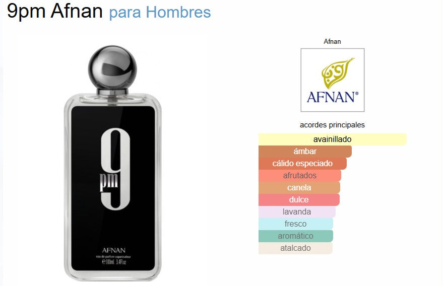 Afnan 9pm 100ml EDP Hombre