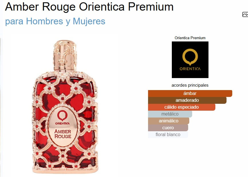 Orientica Amber Rouge 80ml EDP Unisex