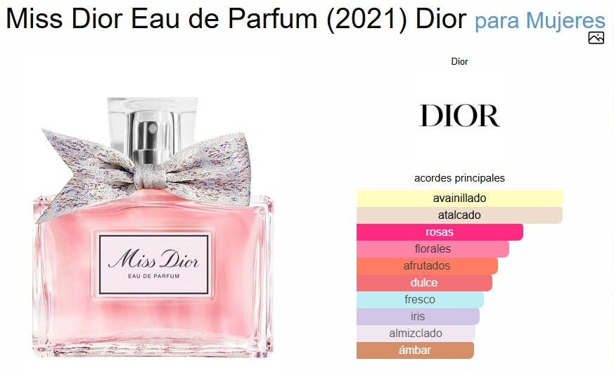 Miss Dior Eau de Parfum Christian Dior 100 ml Mujer