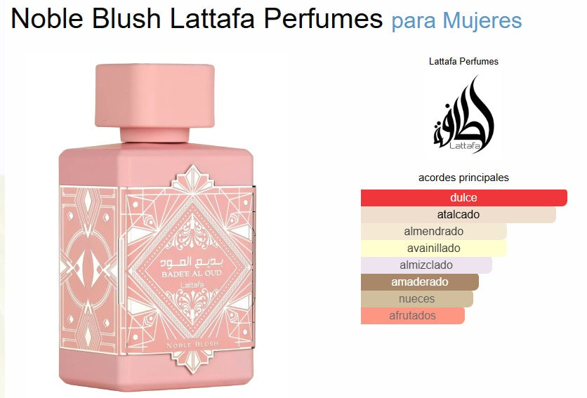Lattafa Noble Blush 100ml EDP Mujer