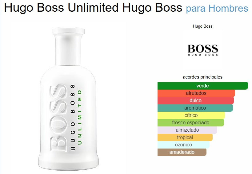 Boss Bottled Unlimited EDT Hombre 100ml