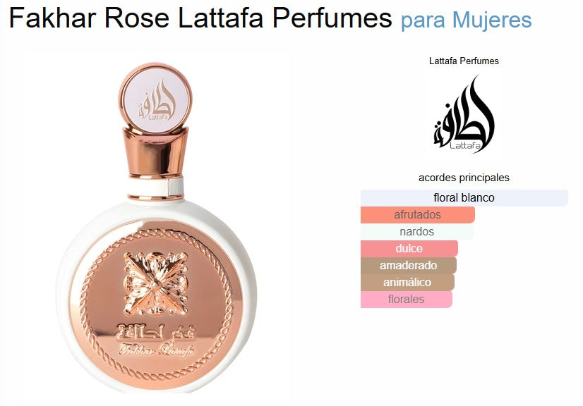 Lattafa Fakhar Rose 100ml EDP Mujer