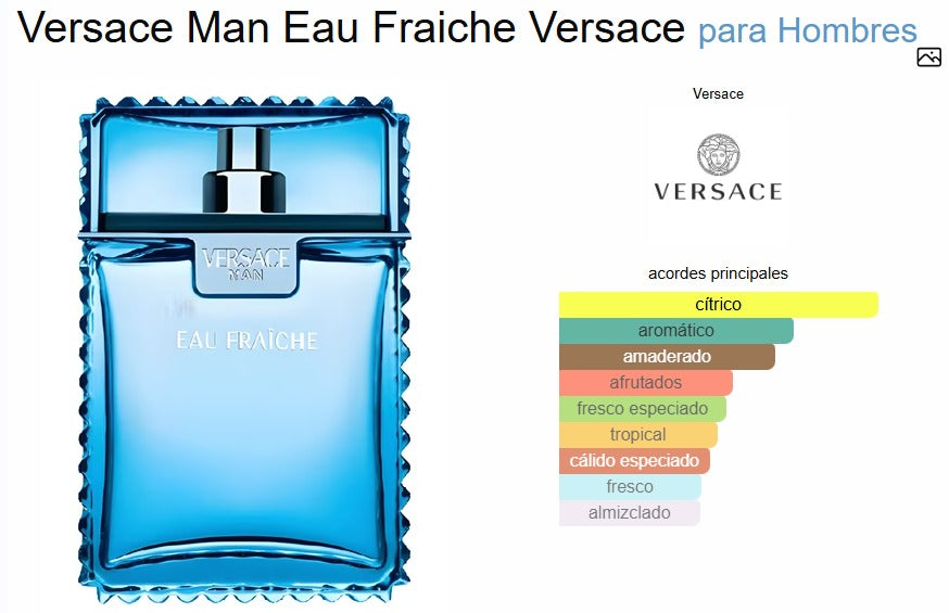 Versace Man Eau Fraîche 100ml EDT Hombre