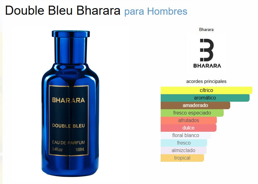 Bharara Double Bleu 100ml EDP Hombre