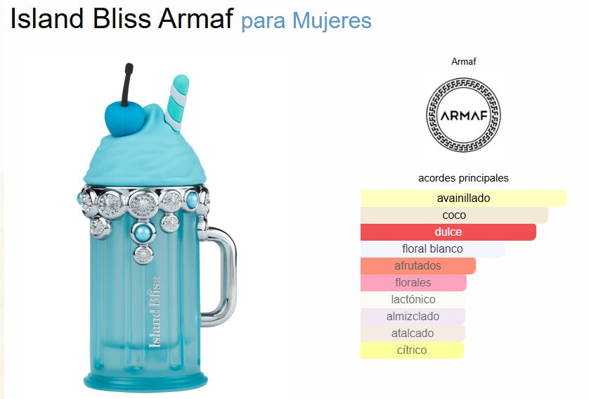 Armaf Delights Island Bliss 100ml EDP Mujer