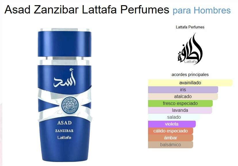 Lattafa Asad Zanzibar 100ml EDP Hombre