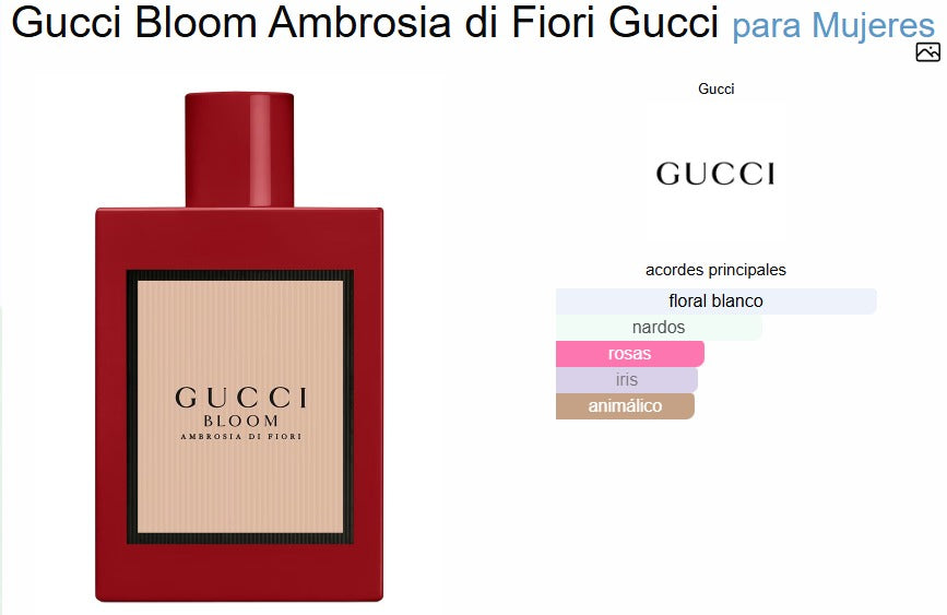 Gucci Bloom Ambrosia di Fiori EDP 100 ml – Perfume femenino