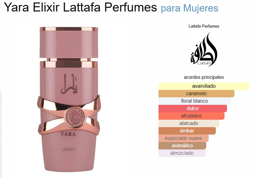 Lattafa Yara Elixir 100ml EDP Mujer