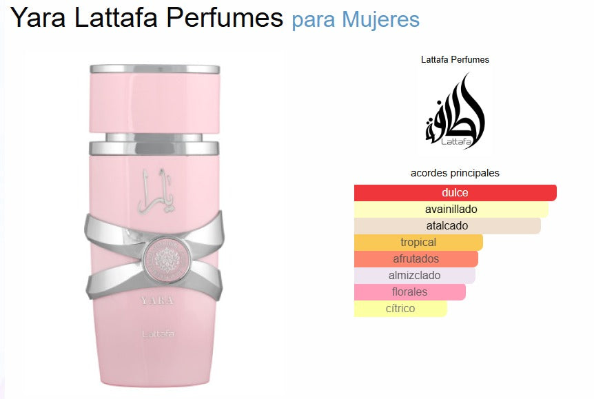 Lattafa Yara 100ml EDP Mujer
