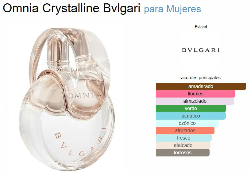 Bvlgari Omnia Crystalline EDT Mujer