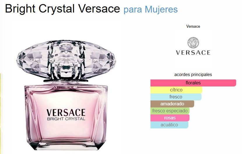 Versace Bright Crystal 90ml EDT Mujer