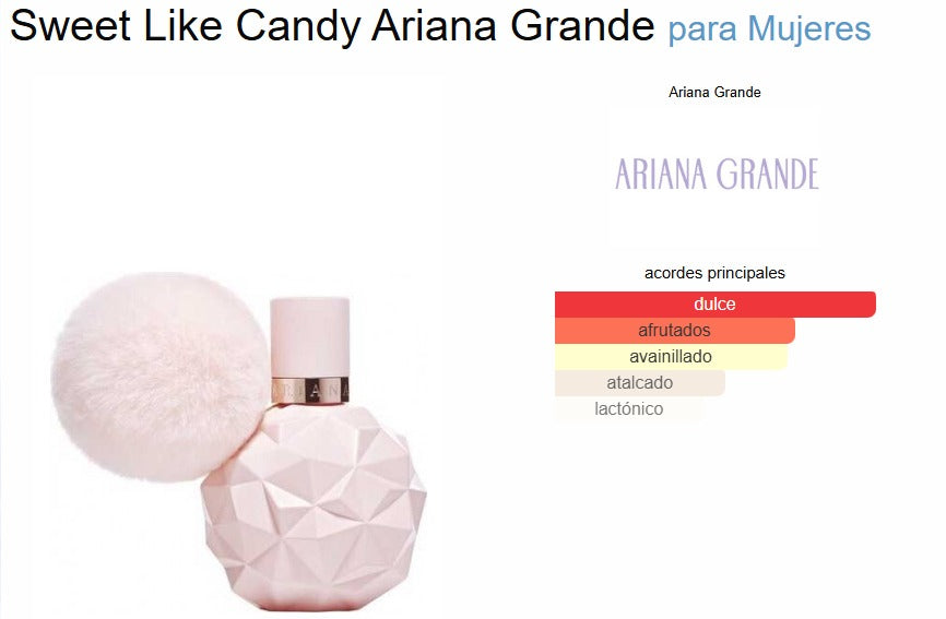 Ari Sweet Like Candy By Ariana Grande 100ml EDP Mujer