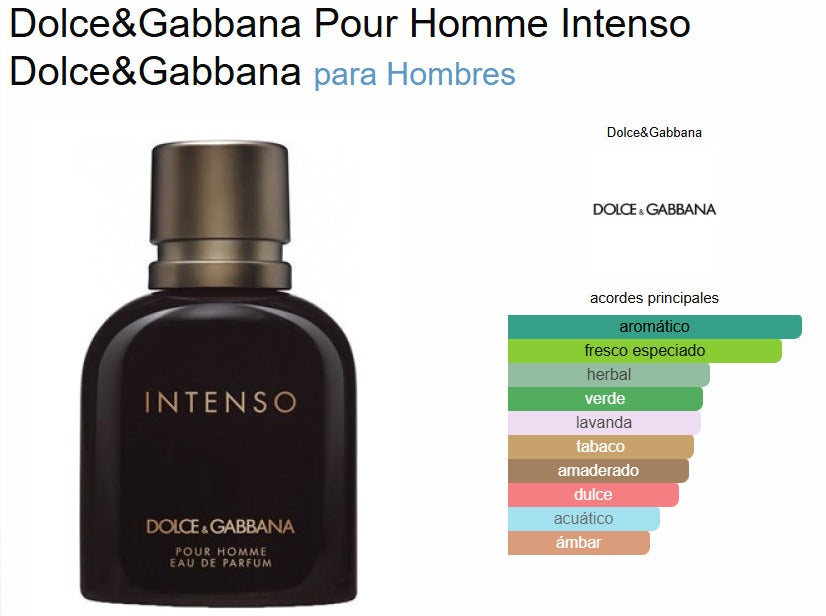 Dolce & Gabbana Intenso 125ml EDP Hombre