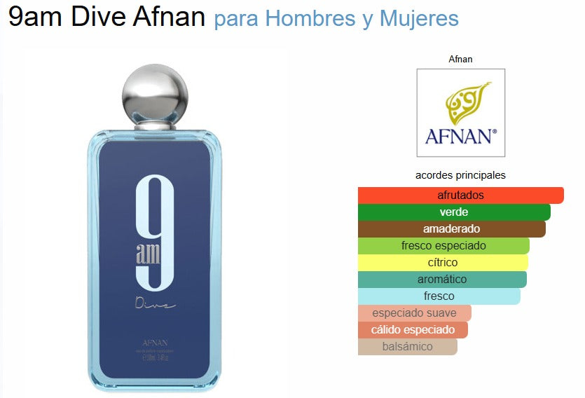 Afnan 9am Dive 100ml EDP Unisex