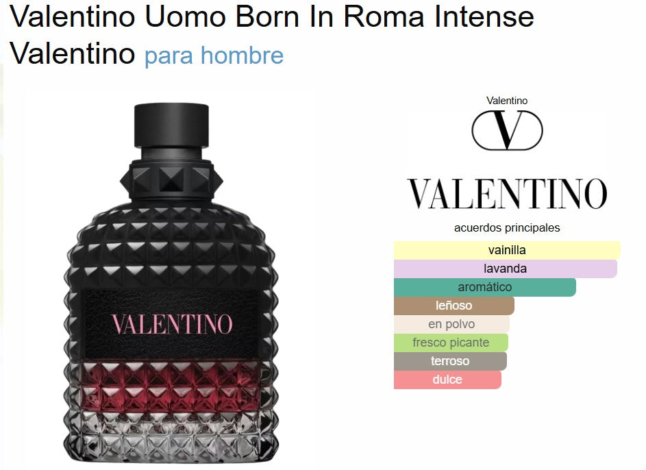 Valentino Uomo Born In Roma Intense 100ml EDP Hombre