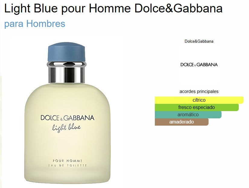Light Blue Dolce & Gabbana 100ml EDT Hombre