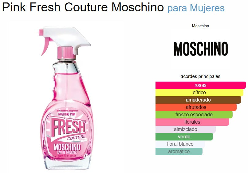 Moschino Fresh Pink Couture 100ml EDT Mujer