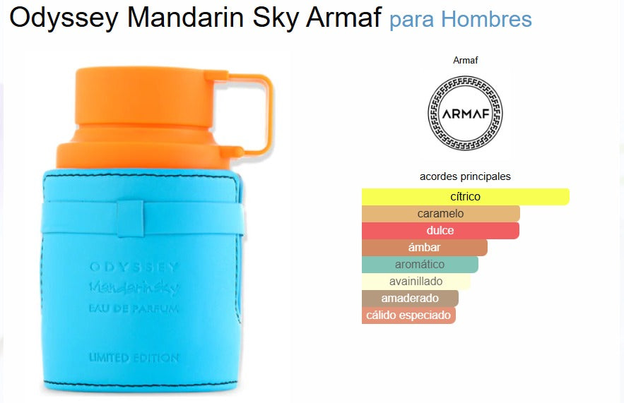 Armaf Odyssey Mandarin Sky 100ml EDP Hombre
