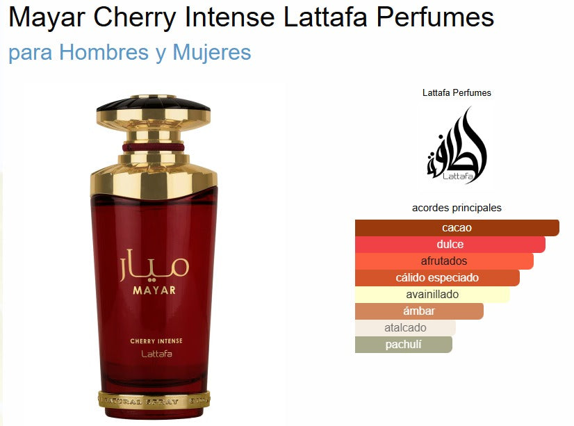 Lattafa Mayar Cherry Intense 100ml EDP Mujer