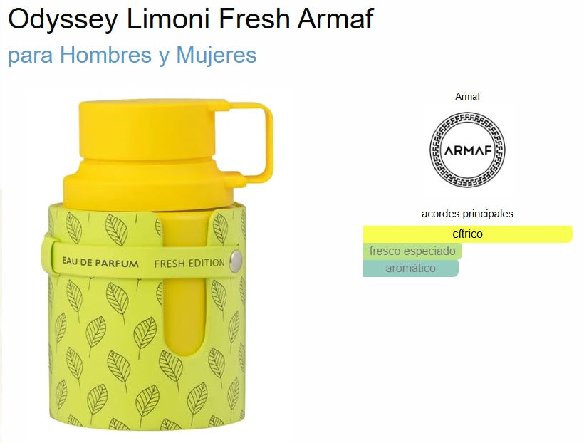 Armaf Odyssey Limoni Fresh 100ml EDP Unisex