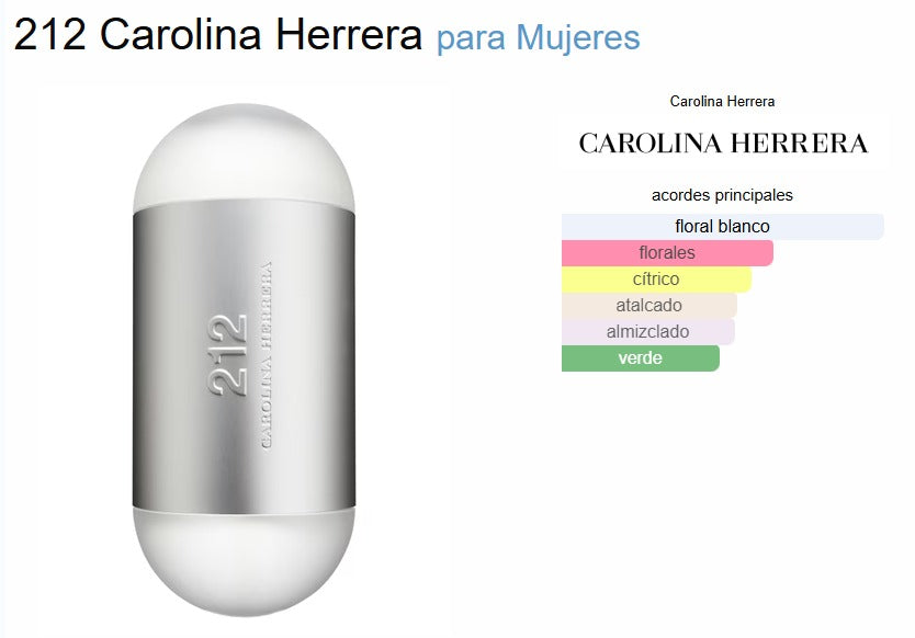 212 NYC Carolina Herrera 100ml EDT Mujer
