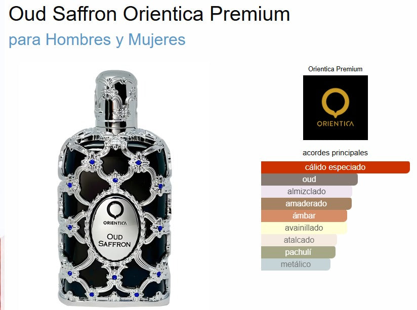 Orientica Oud Saffron 80ml EDP Unisex